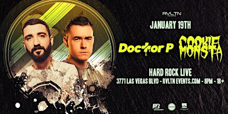 RVLTN Presents: Doctor P & Cookie Monsta (18 +) primary image