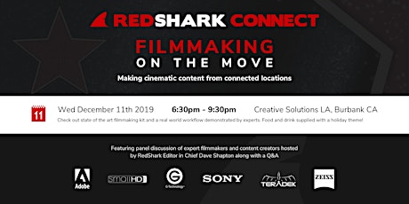 RedShark Connect LA: Filmmaking on the Move (Holiday Edition!) primary image