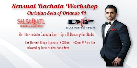 Sensual Bachata classes -Christian Sola multiple location -Event primary image