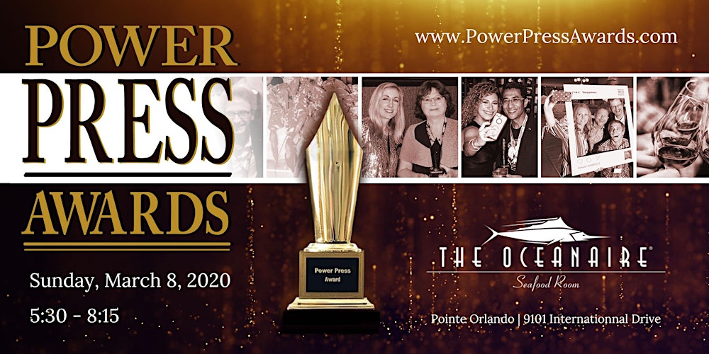 Power Press Awards Registration Sun Mar 8 2020 At 5 30 Pm