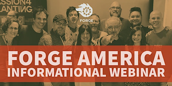 Forge America Informational Webinar - March 2020