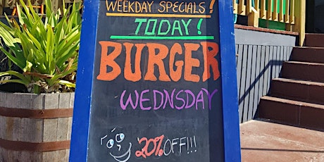 Burger Wednesday 20 % OFF