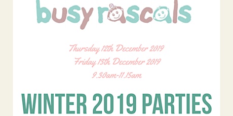 Busy Rascals Winter Party- Friday 13th December 2019 primary image
