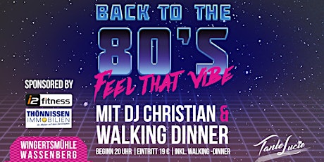 Hauptbild für 80er Jahre Party mit DJ Christian in Wassenberg
