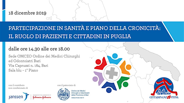 Immagine Partecipazione in sanità e piano cronicità: il ruolo del paziente in Puglia