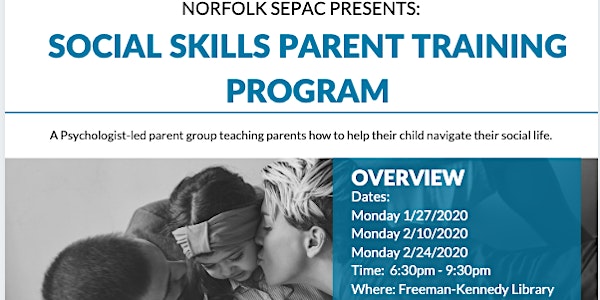 Norfolk SEPAC Social Skills Parent Training Class