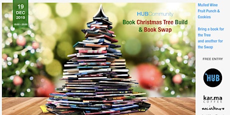 HUBCommunity - BOOK Christmas Tree Build & Book Swap primary image