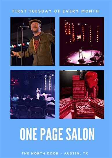 One Page Salon With Owen Egerton The North Door Tickets