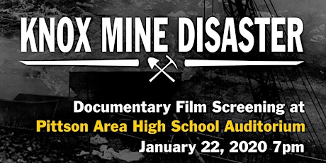 Knox Mine Disaster Documentary Film Screening w/ Lex Romane
