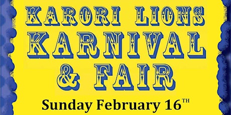 Karori Lions Karnival and Fair 2020 primary image