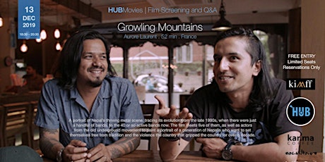 KIMMF & HUBMovies - Screening and Q&A - Growling Mountains primary image