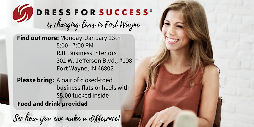 Dress For Success Meet Greet Tickets Mon Jan 13 2020 At