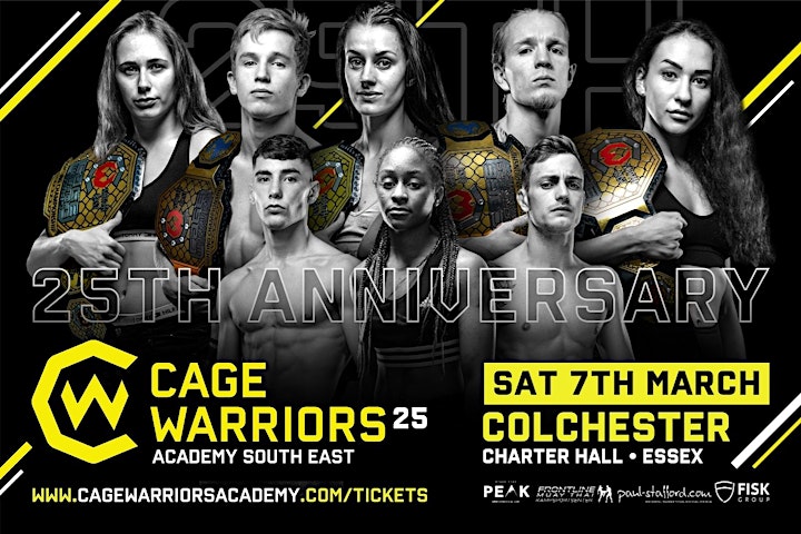 
		Cage Warriors Academy South East #25 - 7th March 2020 image
