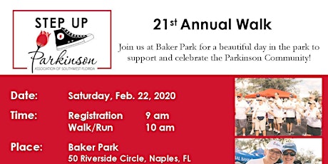21st Annual Step Up for Parkinson Disease walk primary image