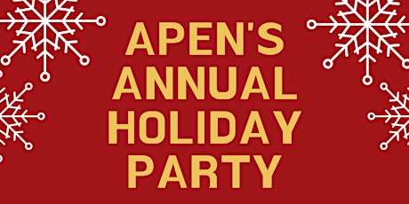 Immagine principale di APEN 2019 Holiday Party 