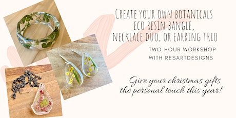 ResArtDesigns Eco Resin Botanical Jewellery Workshop primary image