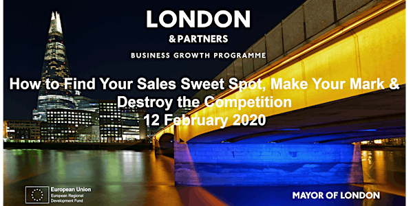 How to Find Your Sales Sweet Spot,Make Your Mark & Destroy the Competition