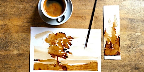 Painting with coffee workshop @theBurrow! primary image