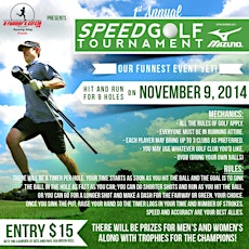 1st Annual Speed Golf tournament sponsored by Mizuno primary image
