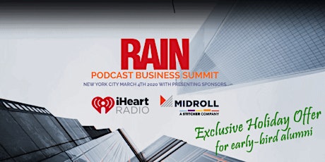 RAIN Podcast Business Summit 2020 *ALUMNI* primary image