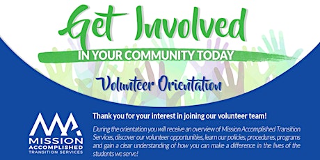 Volunteer Orientation - February 6 primary image