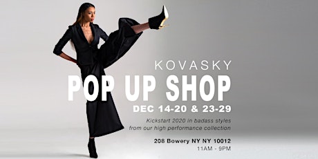 KOVASKY Holiday Pop Up Shop in Soho NYC - THIS WEEKEND ONLY Dec 27-29 primary image