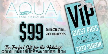 2020 Aqua VIP Summer Pass primary image