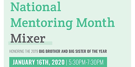 Big Brothers Big Sisters | National Mentoring Month Mixer primary image