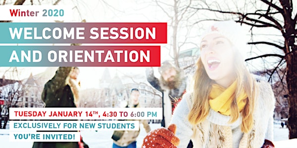 McGill SCS Winter Welcome and Orientation Session 2020