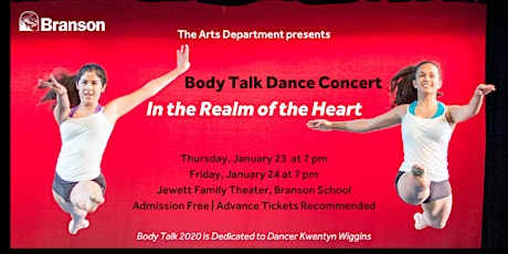 Body Talk 2020 Dance Concert: In the Realm of the Heart primary image