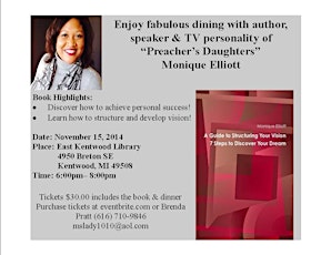 Monique Elliott's Visioning Book Signing and Dinner primary image
