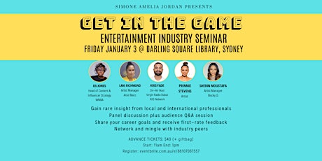 Get In The Game: Entertainment Industry Seminar primary image