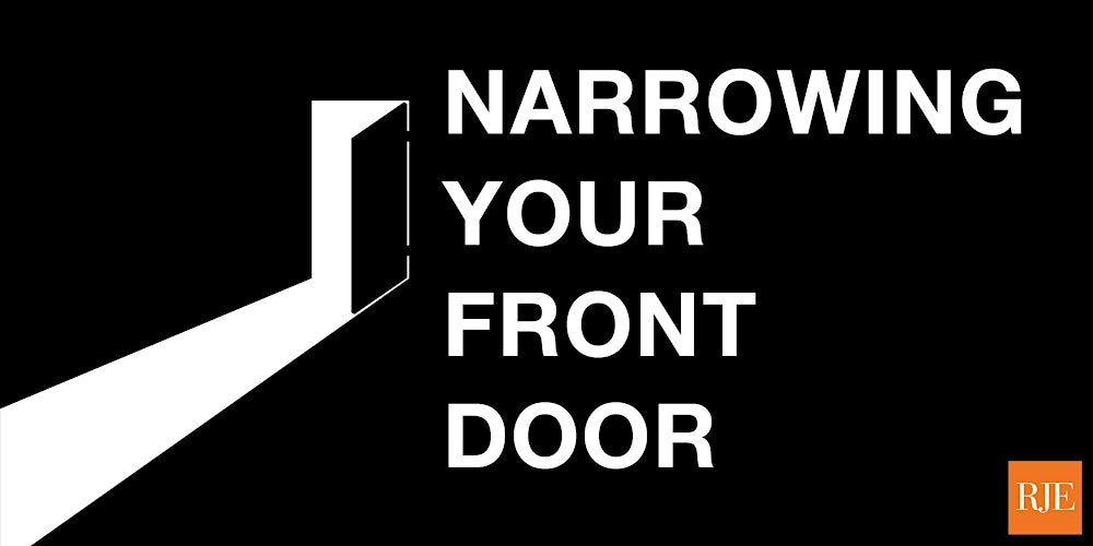 Narrowing Your Front Door Tickets Thu Jan 30 2020 At 5 30