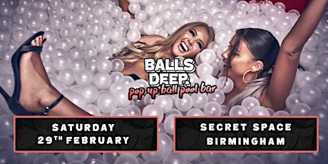 Pop Up Ball-Pool Bar Comes to Birmingham! primary image