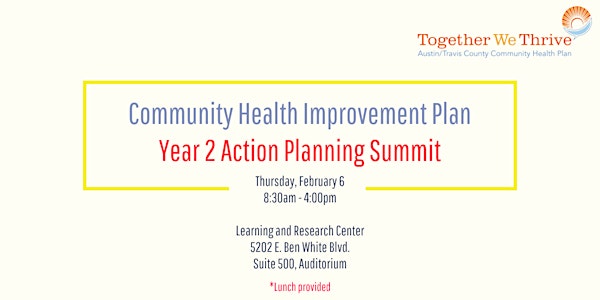 CHIP Year 2 Action Planning Summit