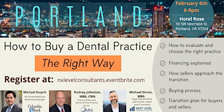 Buy a Dental Practice The Right Way in Portland