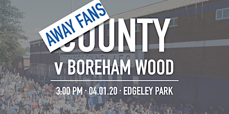 Away Fans - #StockportCounty vs Boreham Wood F.C. primary image