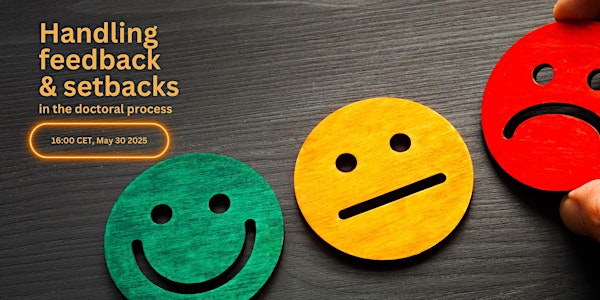 Handling feedback and setbacks in the doctoral process