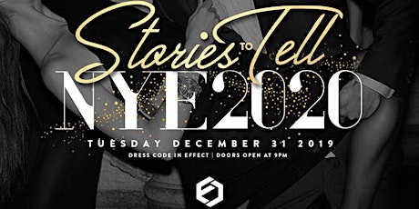 NYE 2020 | Stories To Tell @ Fiction // Tues Dec 31 primary image