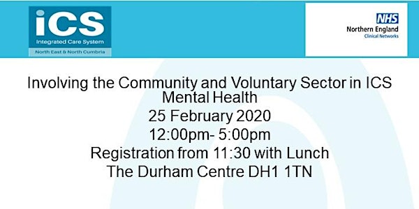 Involving the Community and Voluntary Sector in ICS Mental Health 