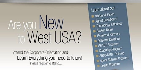 West USA Realty - Corporate Orientation March primary image