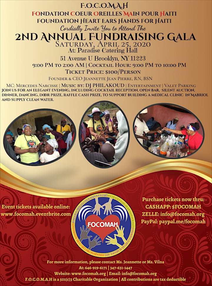 2nd Annual Fundraising Gala Tickets Sat Apr 25 2020 At 9 00 Pm