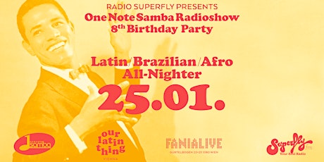 Hauptbild für One Note Samba Radioshow 8th Birthday Party