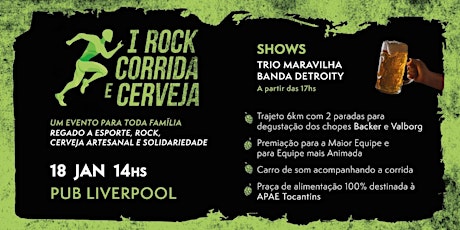 Imagem principal do evento I Rock, Corrida e Cerveja