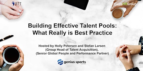 RTT - Building Effective Talent Pools: What Really is Best Practice primary image