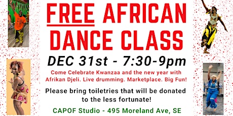 Free African Dance Class primary image