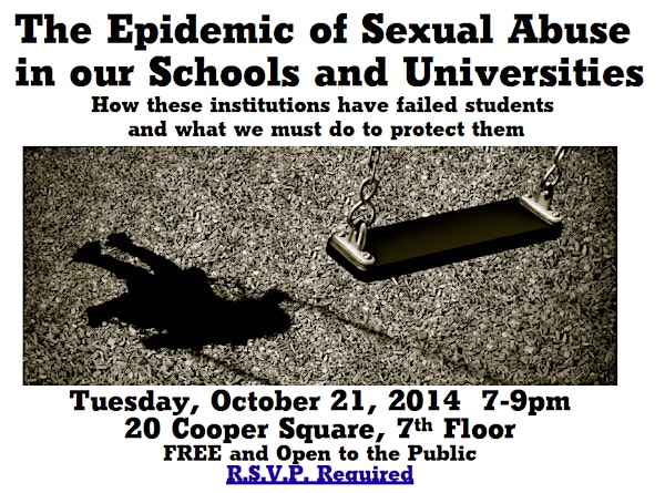 The Epidemic of Sexual Abuse in our Schools and Universities