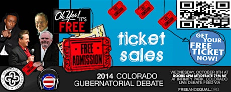 2014 Colorado Gubernatorial Debate hosted by Free and Equal primary image