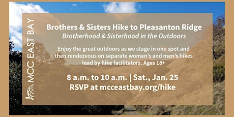 Brothers & Sisters Pleasanton Ridge Hike | Muslims in Outdoors primary image