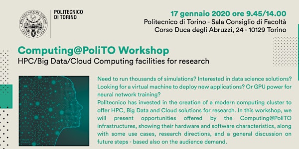 Computing@PoliTO Workshop